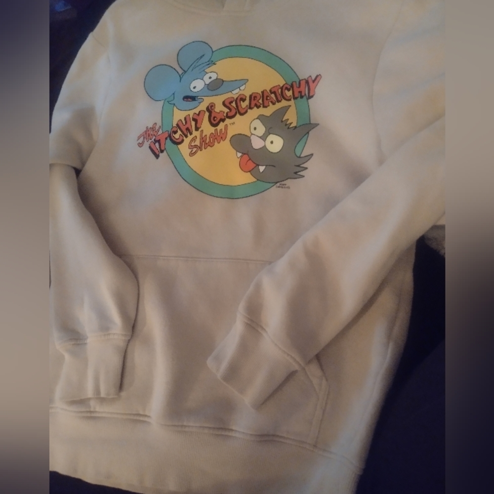 Itchy and scratchy hoodie